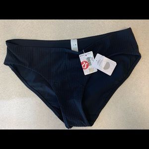 NWT Waterside Seersucker Mid Rise bikini bottom